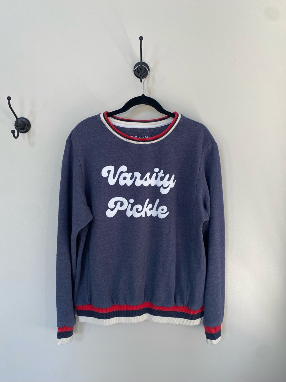 For the Love of Pickle Varsity Pickle Sweatshirt L